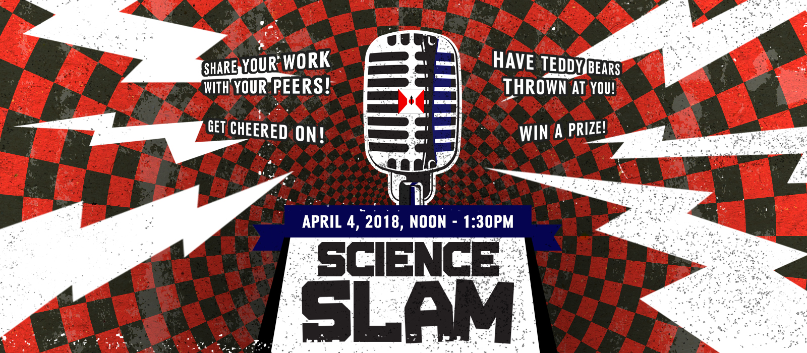 ‘Science Slam’ campuswide contest is April 4 in the Great Hall of the Wick Alumni Center.