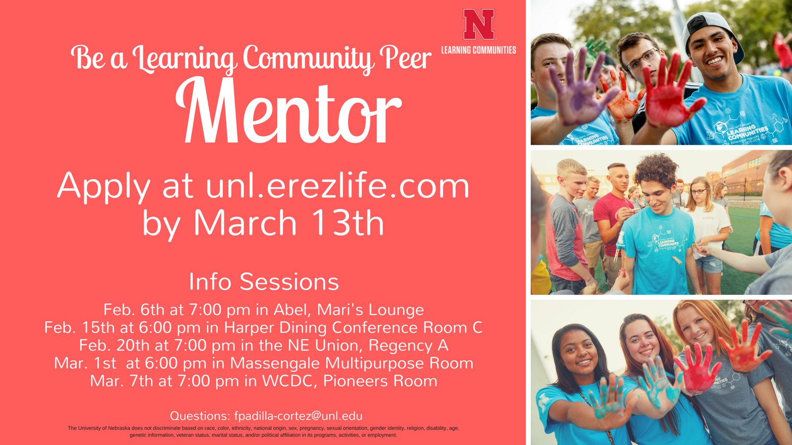 Become a Learning Community peer mentor.