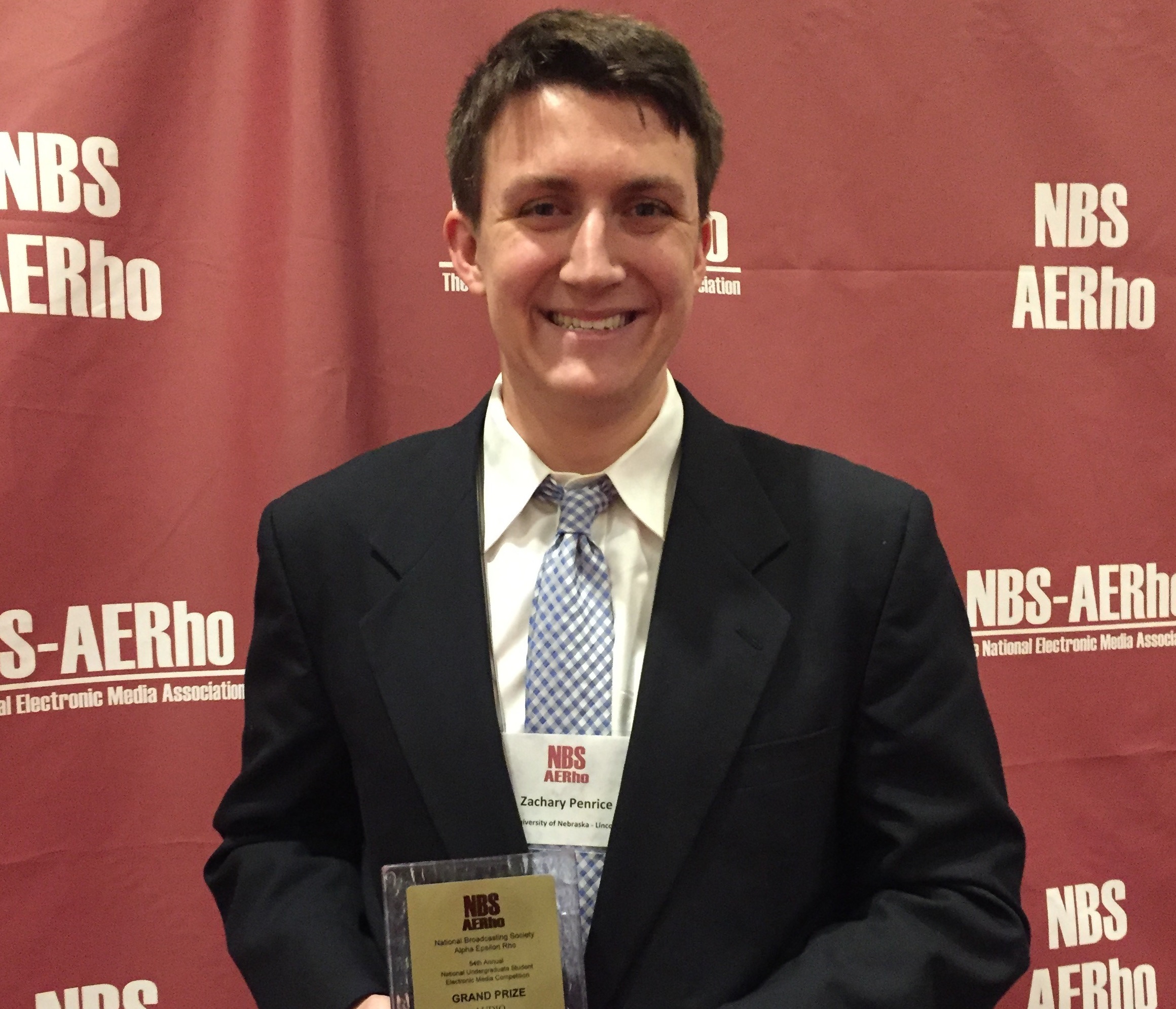 Broadcasting student Zach Penrice, a broadcasting and journalism double-major at the CoJMC, recently took home a grand prize win at the 55th annual National Undergraduate Student Electronic Media Competition.