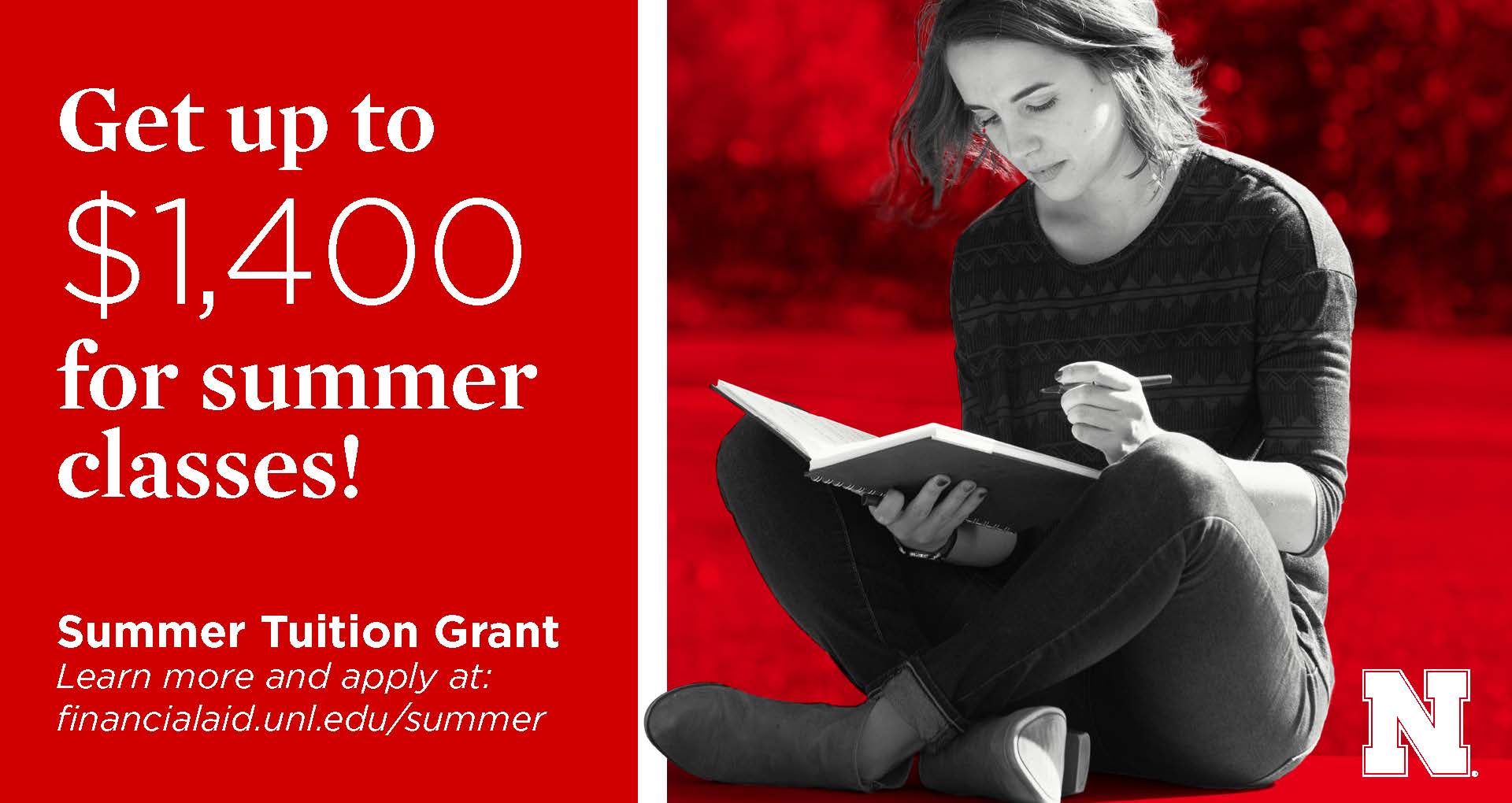 Get up to $1,400 for summer classes!