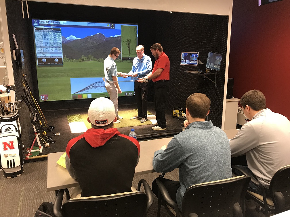 Jim White, PGA Providing Hands-On Lessons for PGA Golf Management Students