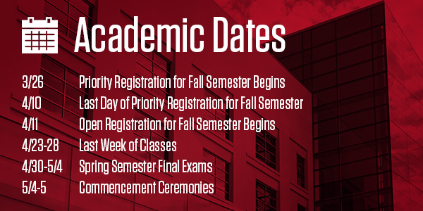 Academic Dates