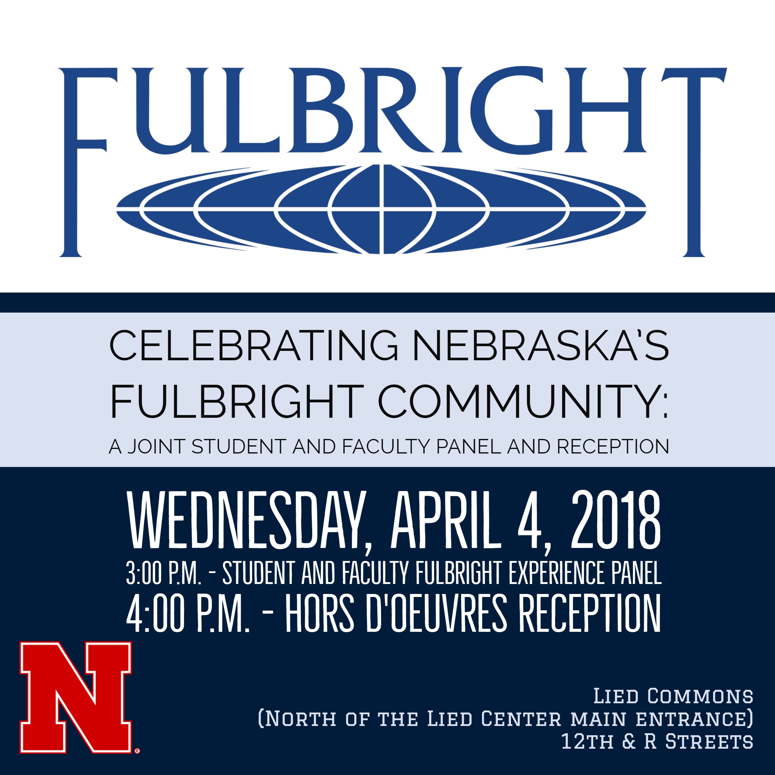 Celebrating Nebraska's Fulbright Community: A joint student and faculty panel and reception
