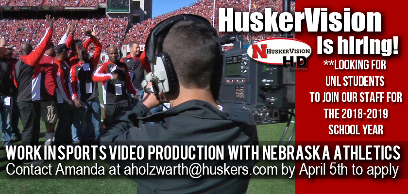 Interested students should contact Amanda at aholzwarth@huskers.com and apply by April 5.
