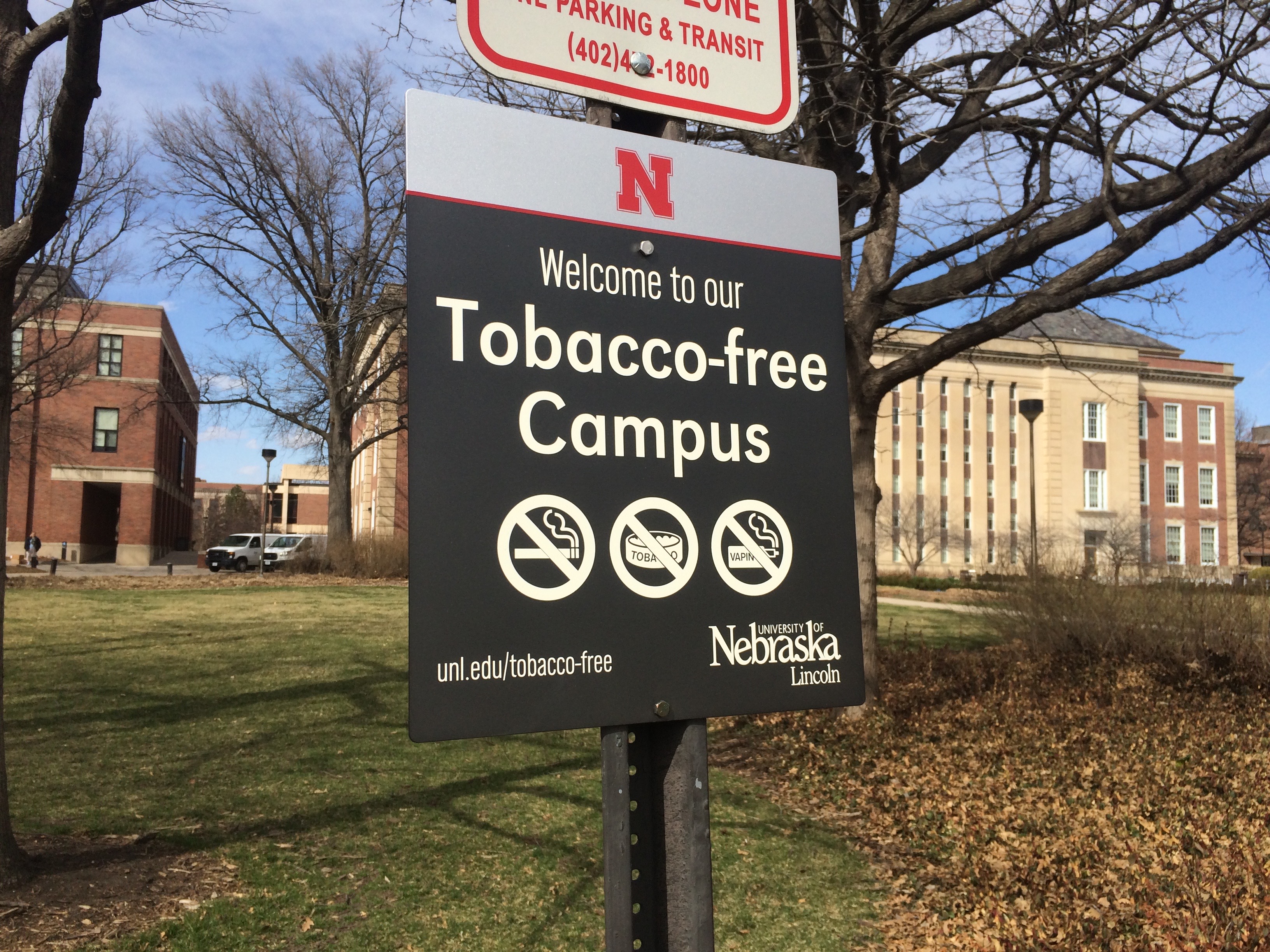 The university enacted a tobacco-free policy on January 1, 2018.