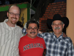 (L-R) Ted Hamann with colleagues Víctor Zúñiga and Juan Sánchez García.