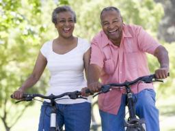  Biking rates among people between the ages of 60 and 79 are soaring.