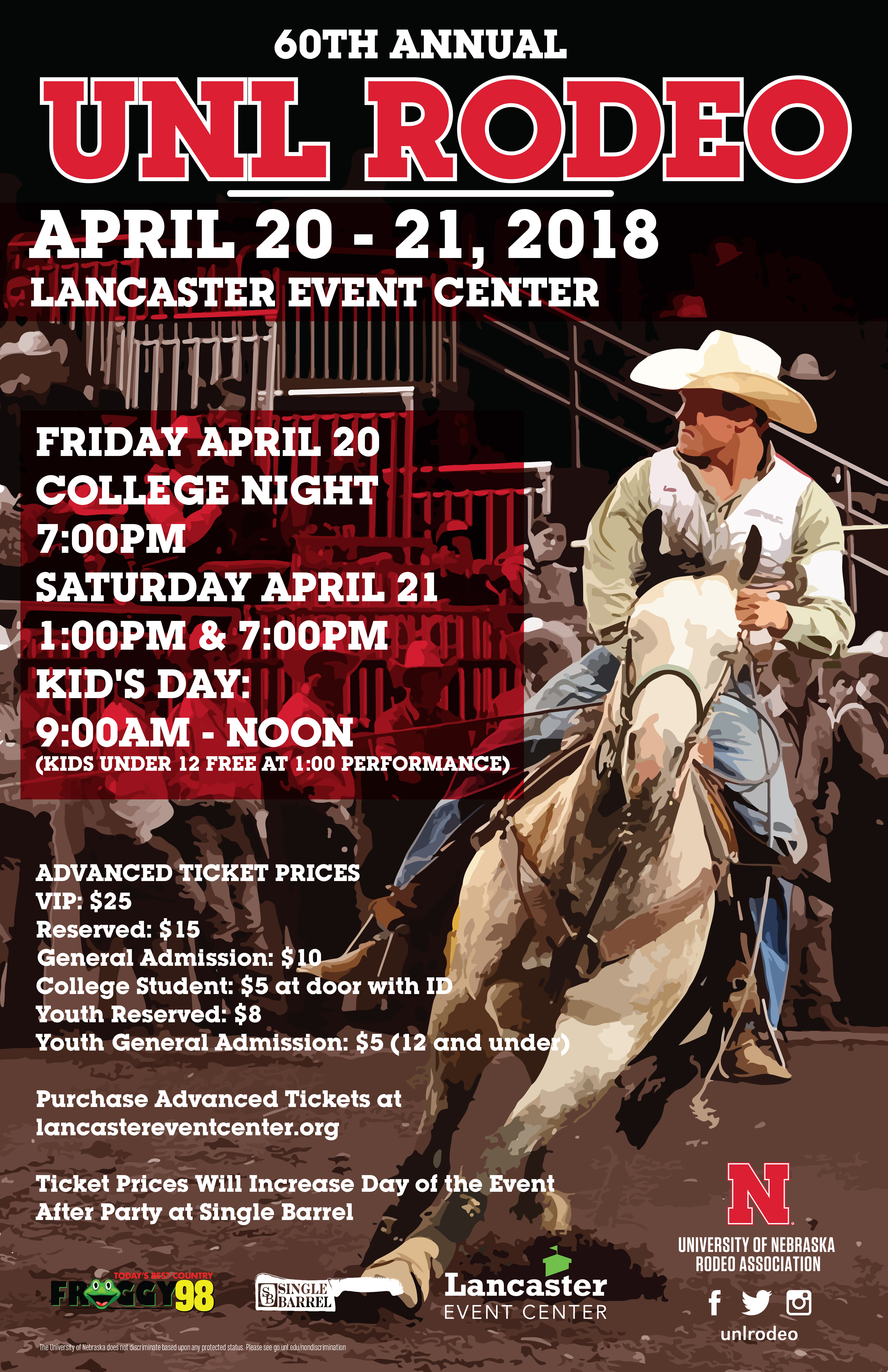 Join us for the UNL Rodeo on April 20-21