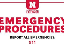 Emergency procedures poster now available
