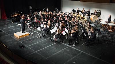 The Campus Bands perform April 26 in Kimball Recital Hall.