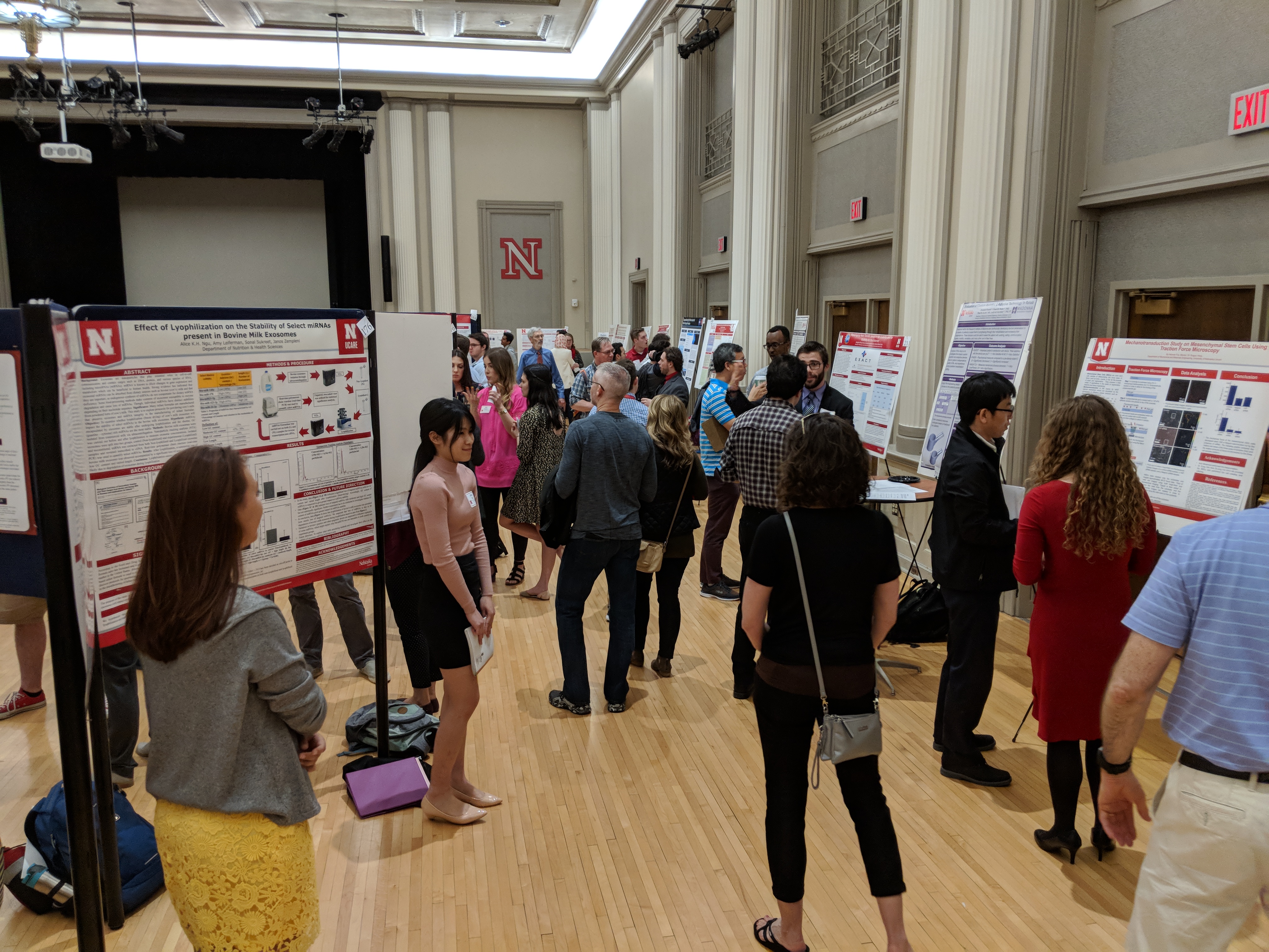 Four undergraduate engineering projects were recognized at the Spring Research Fair.