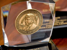 The Hearst Journalism Awards Program is conducted under the auspices of accredited schools of the Association of Schools of Journalism and Mass Communication and fully funded and administered by the William Randolph Hearst Foundation.