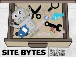 Site Bytes web tips for county sites
