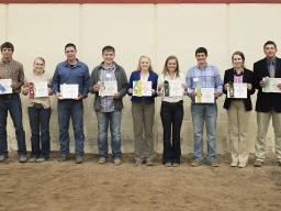 PASE Livestock Judging top sheep/goat individual winners.