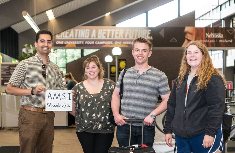 Students from across America arrive at the Lincoln airport the day before starting the 8-week Advanced Manufacturing Summer Institute on City Campus.