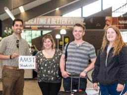 Students from across America arrive at the Lincoln airport the day before starting the 8-week Advanced Manufacturing Summer Institute on City Campus.