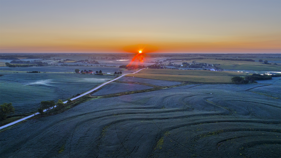 Crop field in Nebraska