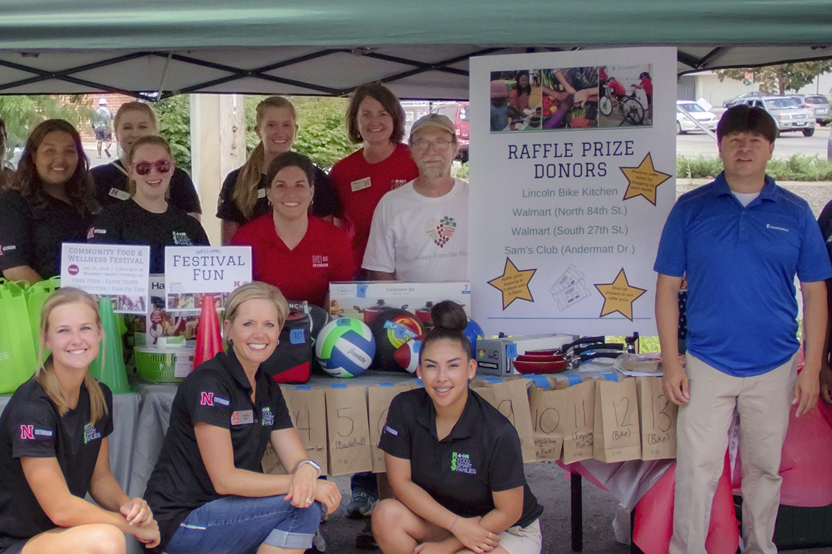 The Community Food & Wellness Festival was organized and presented by staff from Nebraska Extension, Produce From the Heart and UnitedHealthcare, as well as 4-H Teen Ambassadors. (Photo by Nic Colgrove)