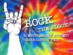 Attend the College of Engineering's 'Rock the Block' event on Thursday.