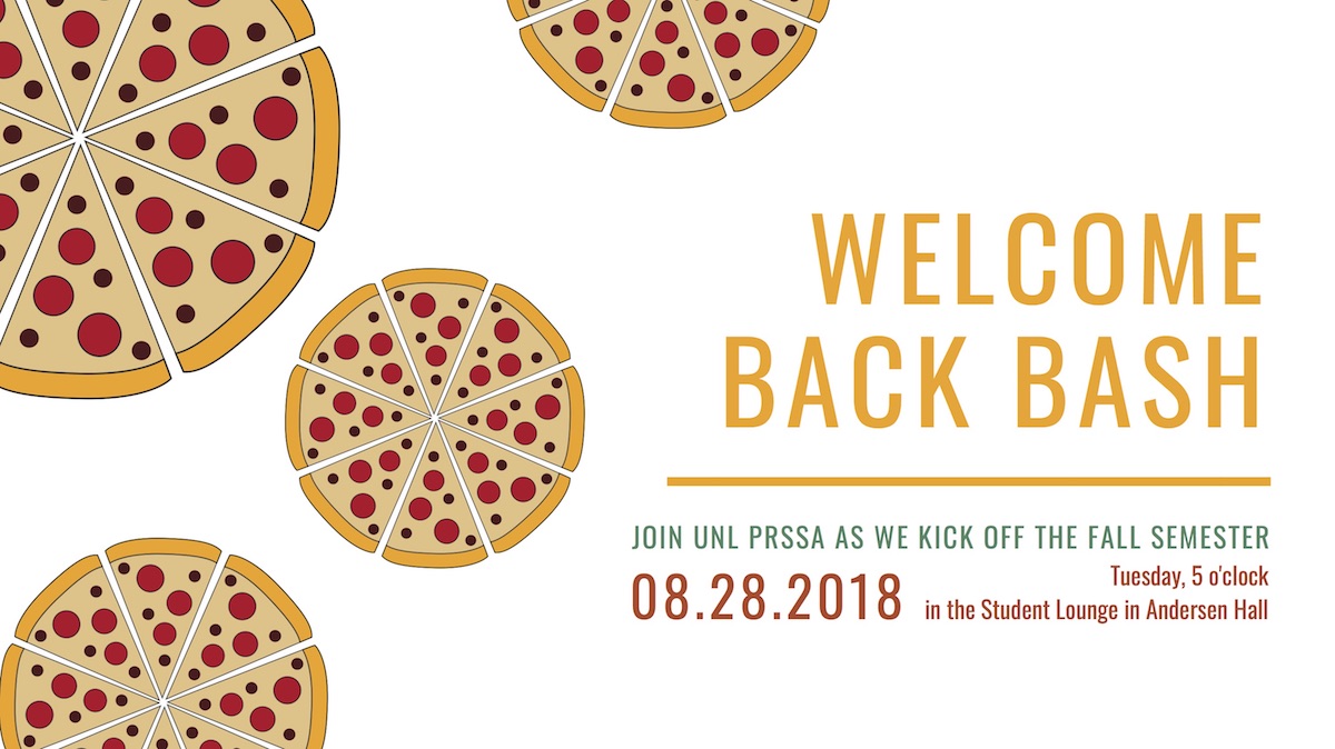 Stop by, have some pizza and get involved!