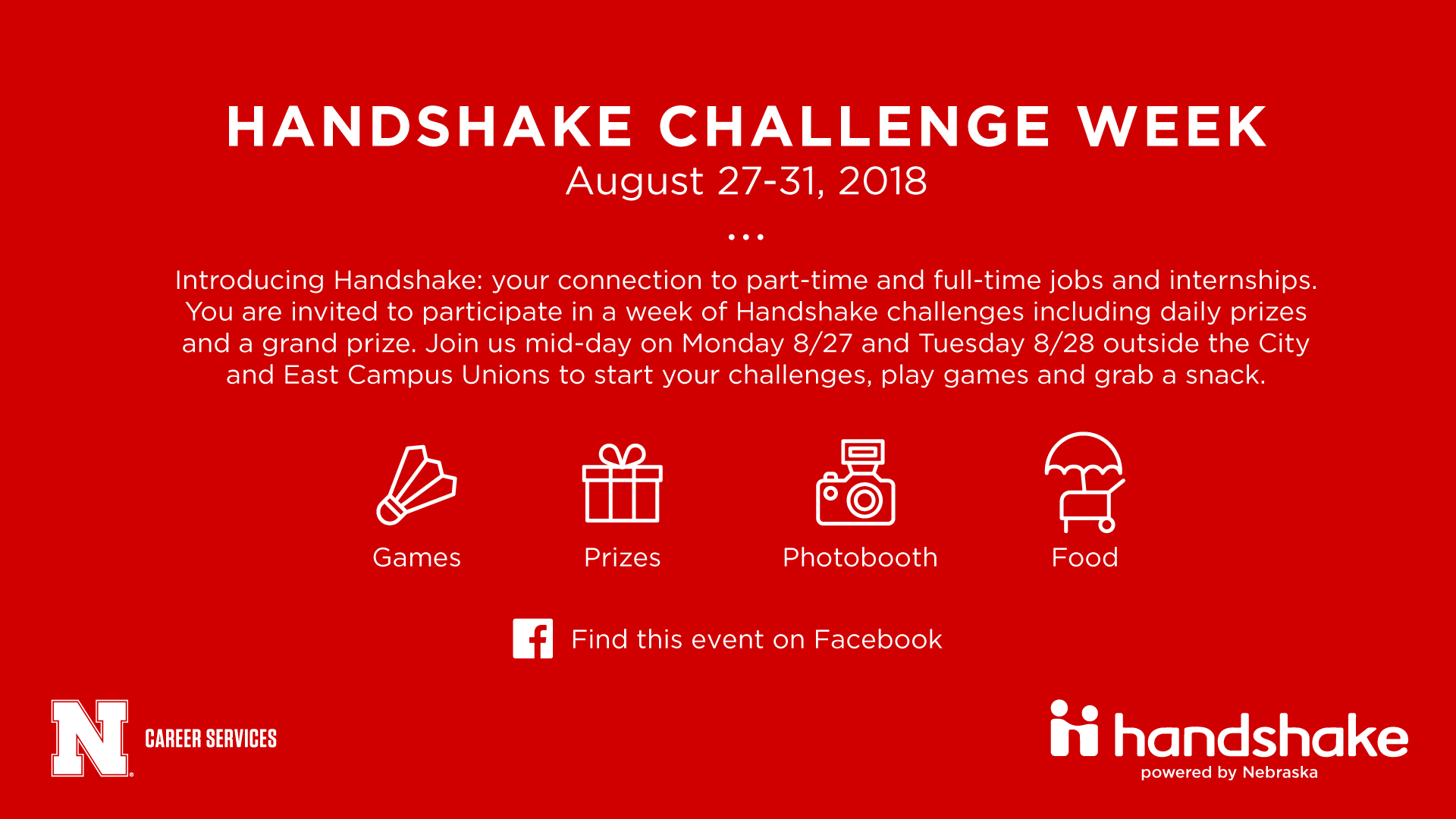 Join us for Handshake Challenge Week!