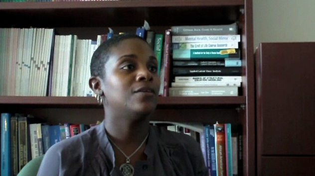 Watch a video featuring Bridget Goosby and her research project at http://go.unl.edu/05f.