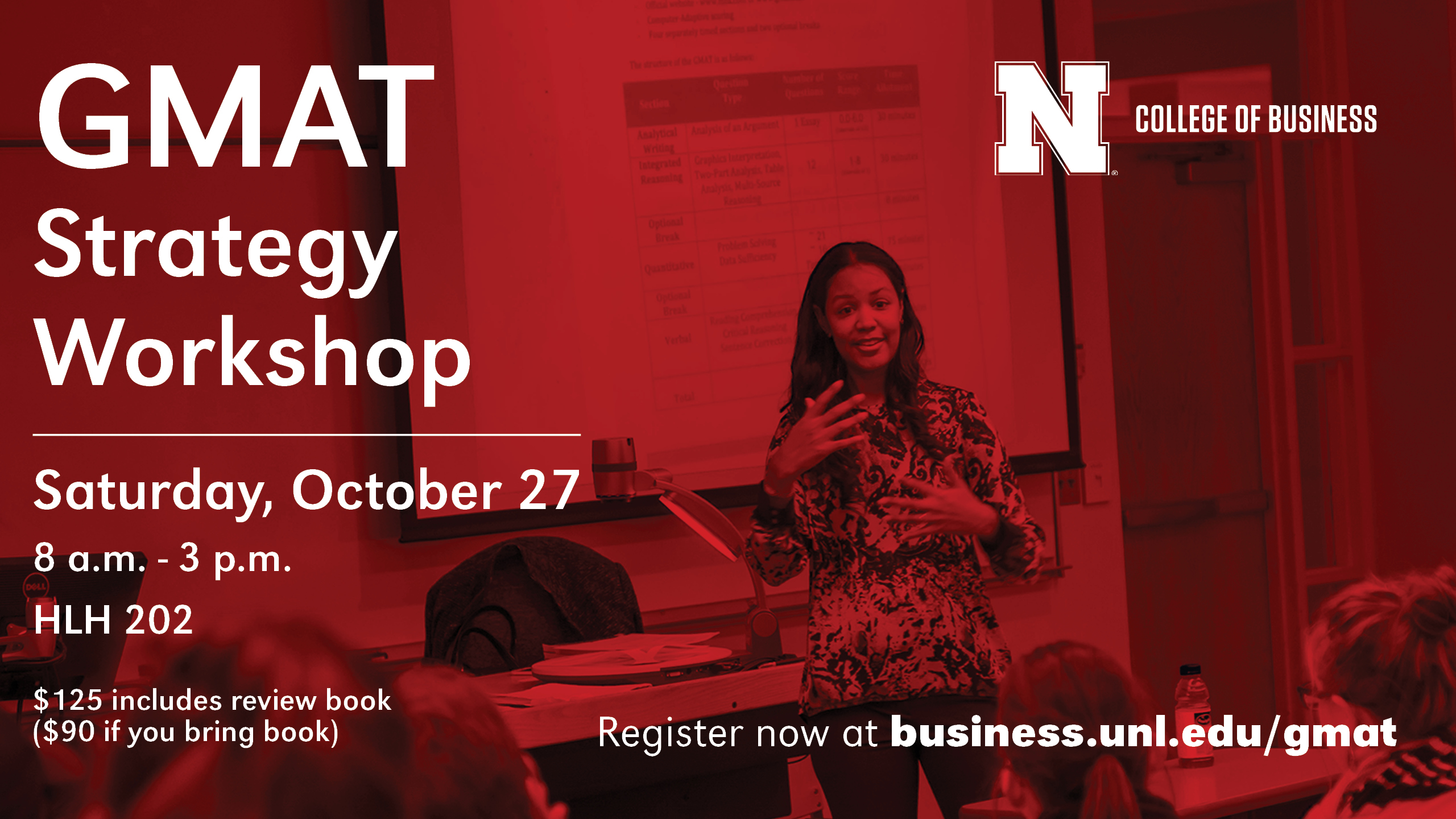 Save the Date: GMAT Strategy Workshop