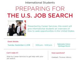 Preparing for the US Job Search
